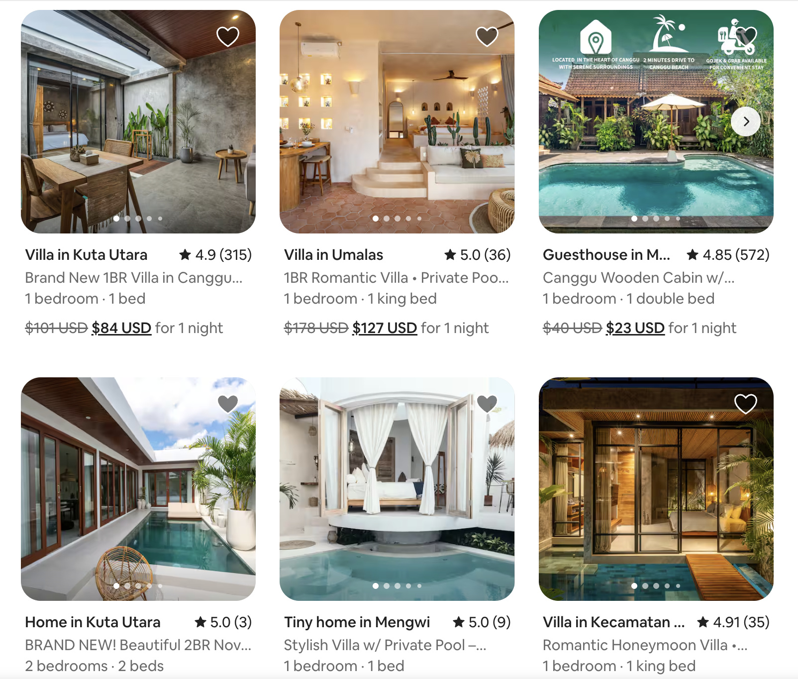 Canggu Bali villa investment view