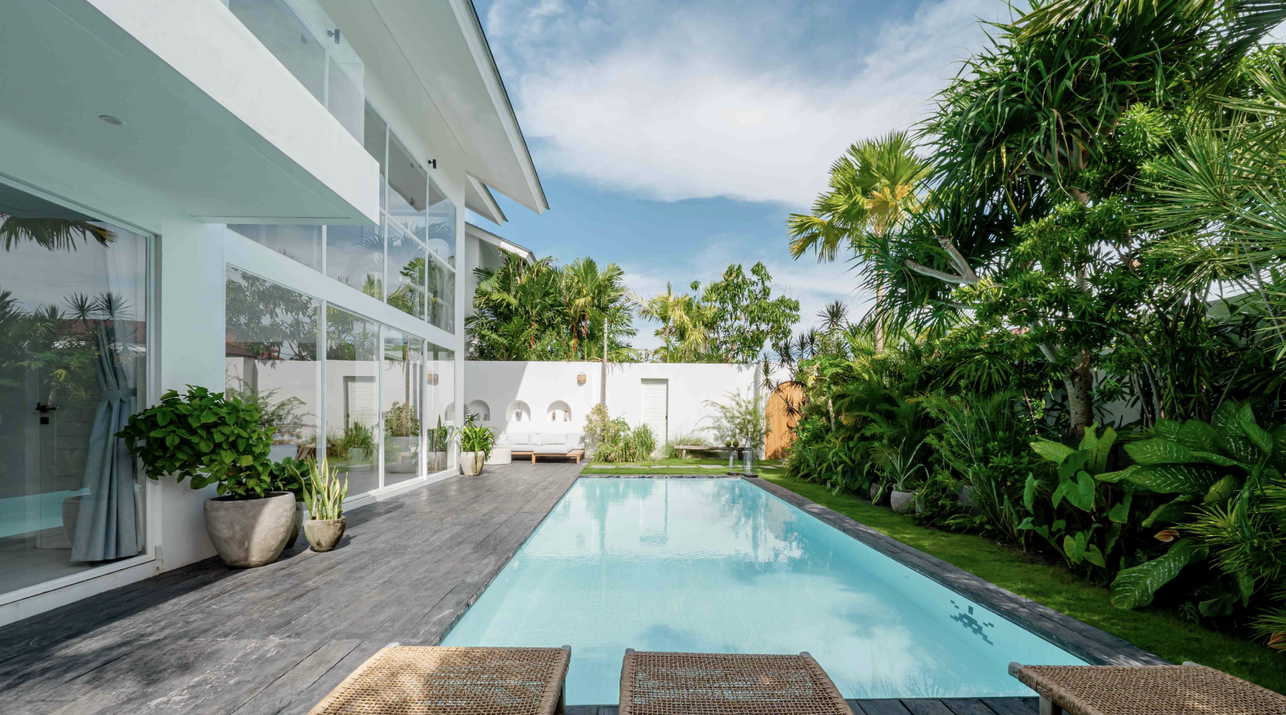 Pool as a core rental driver with manageable detailing